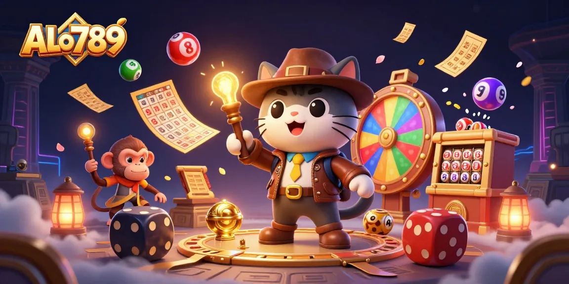 Engage in the thrill of ALo789, discovering exclusive golden casino treasures amid dynamic lottery elements.