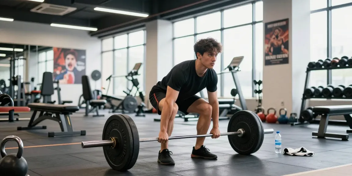 Professionele bodybuilder die Prime Pharma Steroids gebruikt voor spieropbouw in moderne sportschool.