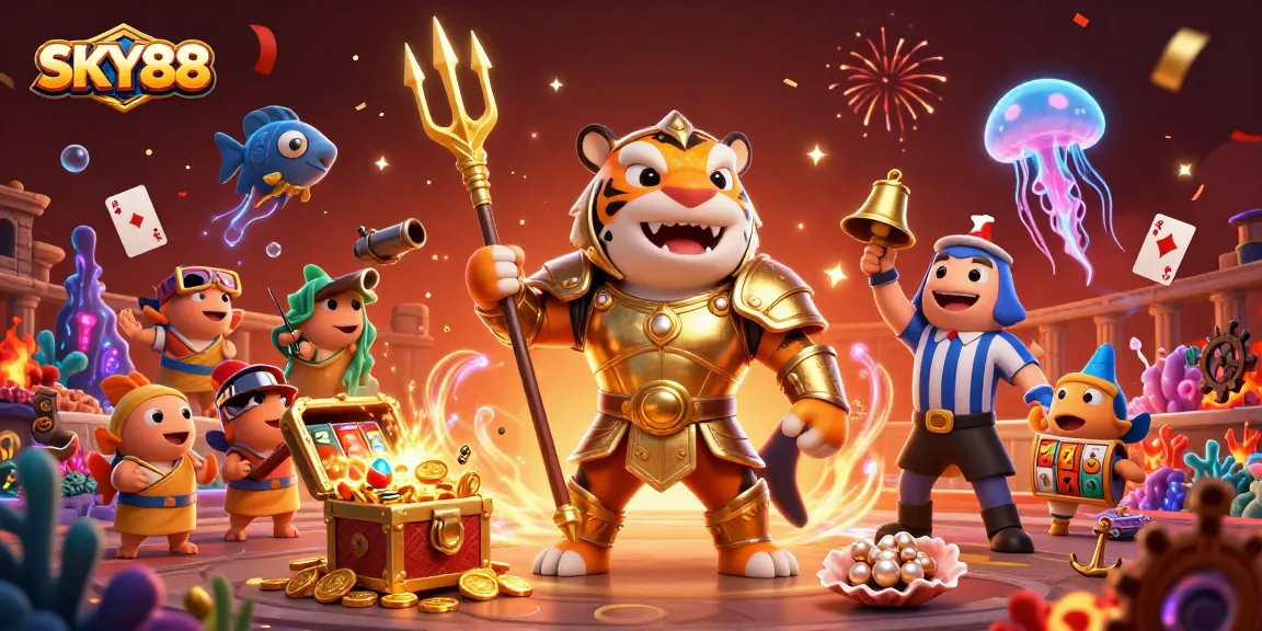 Experience thrilling wins at SKY88 Casino with vibrant slot games and underwater adventures.